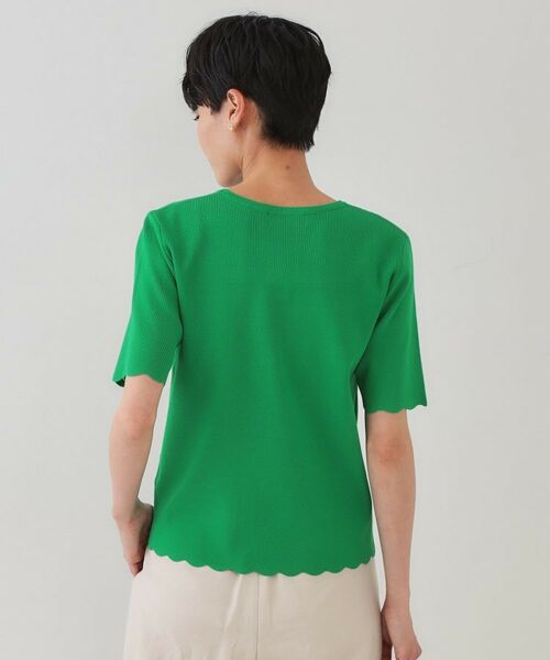 OPAQUE.CLIP / オペーク ドット クリップ ニット・セーター | 裾スカラップニット【洗濯機洗い可】 | 詳細15