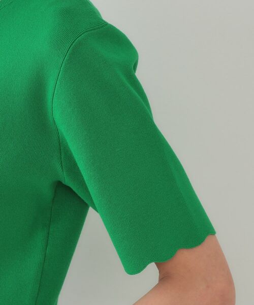 OPAQUE.CLIP / オペーク ドット クリップ ニット・セーター | 裾スカラップニット【洗濯機洗い可】 | 詳細17