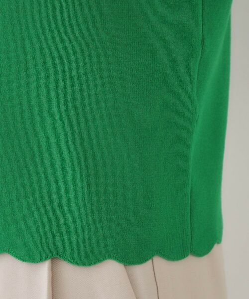 OPAQUE.CLIP / オペーク ドット クリップ ニット・セーター | 裾スカラップニット【洗濯機洗い可】 | 詳細18