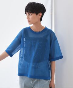 OPAQUE.CLIP / オペーク ドット クリップ ニット・セーター | メッシュロゴニット【洗濯機洗い可】