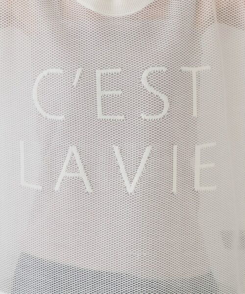 OPAQUE.CLIP / オペーク ドット クリップ ニット・セーター | メッシュロゴニット【洗濯機洗い可】 | 詳細19