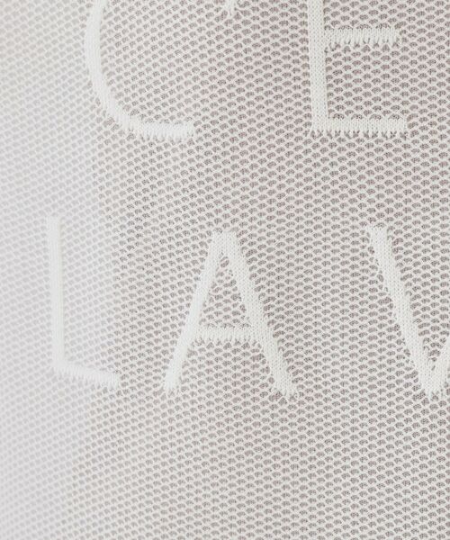 OPAQUE.CLIP / オペーク ドット クリップ ニット・セーター | メッシュロゴニット【洗濯機洗い可】 | 詳細4