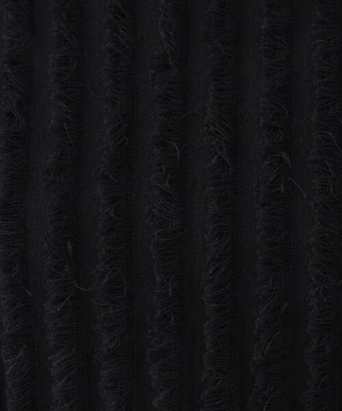 OPAQUE.CLIP / オペーク ドット クリップ ニット・セーター | フリンジクロップドニット【洗濯機洗い可/抗ピル】 | 詳細4