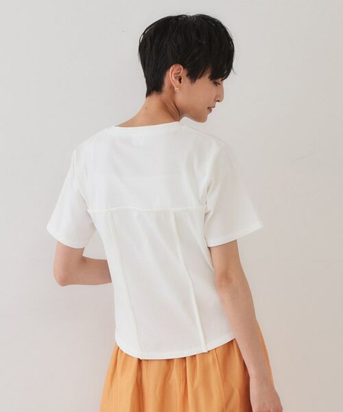 OPAQUE.CLIP / オペーク ドット クリップ カットソー | 切り替えデザインカットソー【洗濯機洗い可】 | 詳細1