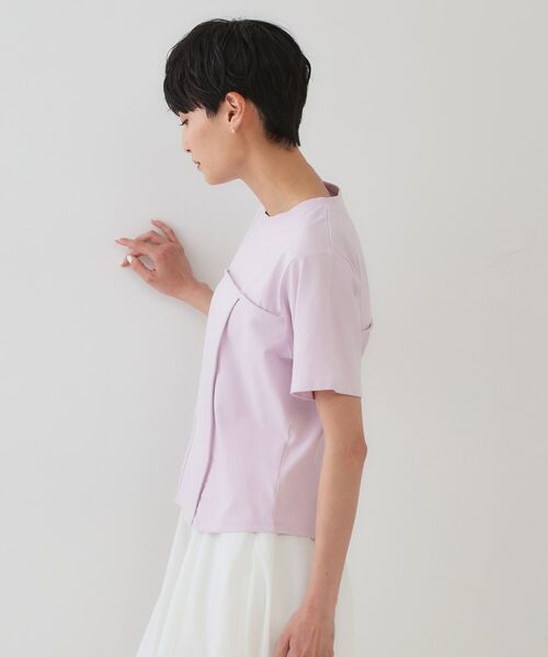 OPAQUE.CLIP / オペーク ドット クリップ カットソー | 切り替えデザインカットソー【洗濯機洗い可】 | 詳細14