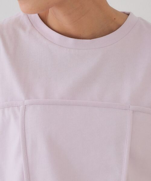 OPAQUE.CLIP / オペーク ドット クリップ カットソー | 切り替えデザインカットソー【洗濯機洗い可】 | 詳細16