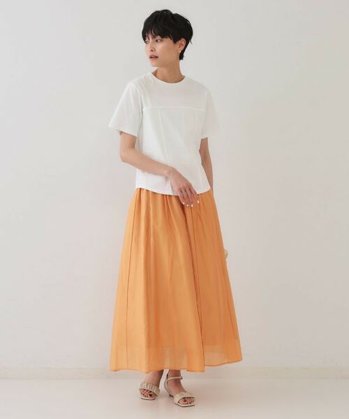 OPAQUE.CLIP / オペーク ドット クリップ カットソー | 切り替えデザインカットソー【洗濯機洗い可】 | 詳細2