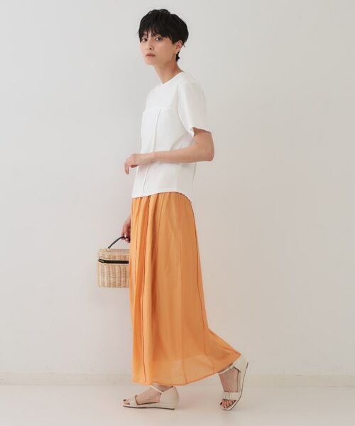 OPAQUE.CLIP / オペーク ドット クリップ カットソー | 切り替えデザインカットソー【洗濯機洗い可】 | 詳細3