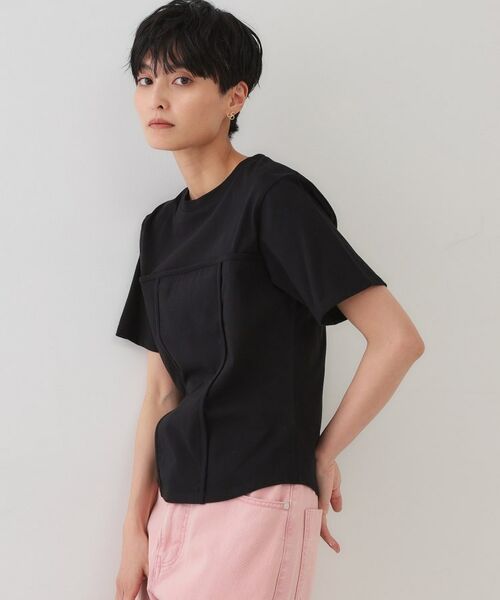 OPAQUE.CLIP / オペーク ドット クリップ カットソー | 切り替えデザインカットソー【洗濯機洗い可】 | 詳細5