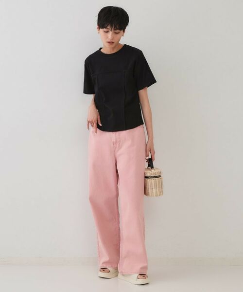 OPAQUE.CLIP / オペーク ドット クリップ カットソー | 切り替えデザインカットソー【洗濯機洗い可】 | 詳細6