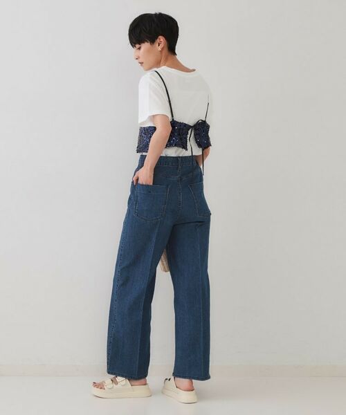 OPAQUE.CLIP / オペーク ドット クリップ その他トップス | 《ツインセット》スパンコールキャミ×Tシャツ【洗濯機洗い可】 | 詳細13