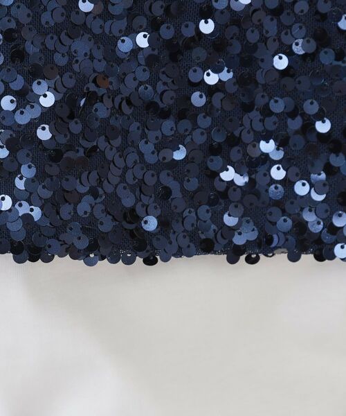 OPAQUE.CLIP / オペーク ドット クリップ その他トップス | 《ツインセット》スパンコールキャミ×Tシャツ【洗濯機洗い可】 | 詳細14