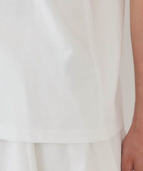 OPAQUE.CLIP / オペーク ドット クリップ その他トップス | 《ツインセット》スパンコールキャミ×Tシャツ【洗濯機洗い可】 | 詳細28