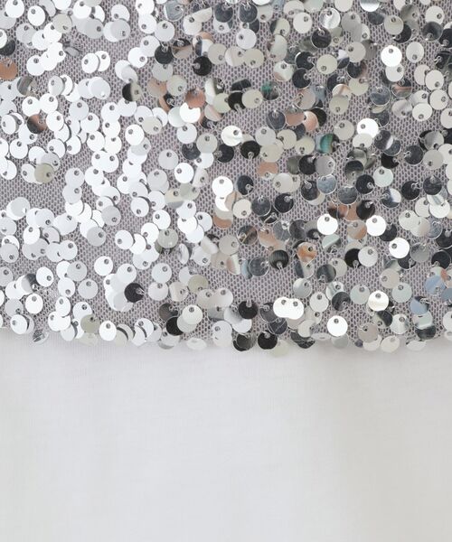 OPAQUE.CLIP / オペーク ドット クリップ その他トップス | 《ツインセット》スパンコールキャミ×Tシャツ【洗濯機洗い可】 | 詳細6