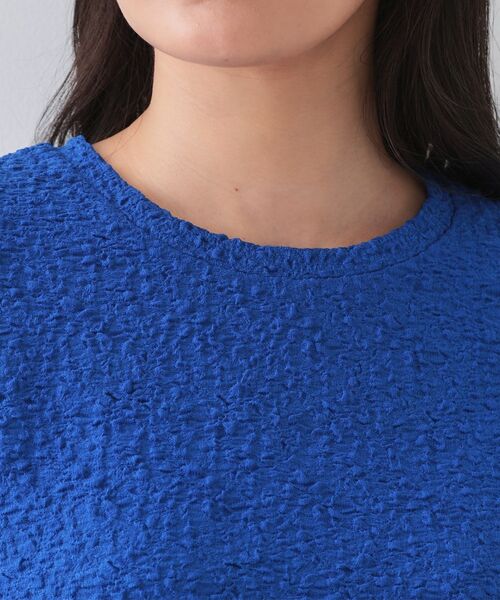 OPAQUE.CLIP / オペーク ドット クリップ カットソー | ふくれジャカードショートカットソー【洗濯機洗い可】 | 詳細20