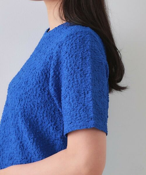 OPAQUE.CLIP / オペーク ドット クリップ カットソー | ふくれジャカードショートカットソー【洗濯機洗い可】 | 詳細21