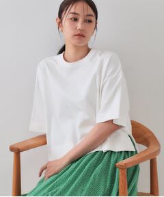 OPAQUE.CLIP / オペーク ドット クリップ Tシャツ | 《5色展開》ワイドシルエットTシャツ【洗濯機洗い可】