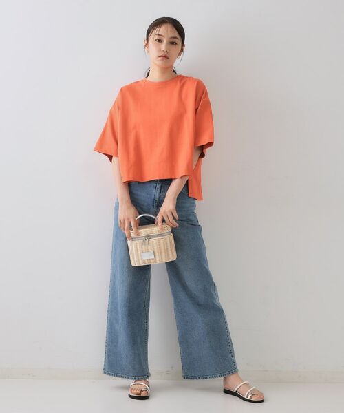 OPAQUE.CLIP / オペーク ドット クリップ Tシャツ | 《5色展開》ワイドシルエットTシャツ【洗濯機洗い可】 | 詳細14