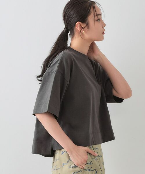 OPAQUE.CLIP / オペーク ドット クリップ Tシャツ | 《5色展開》ワイドシルエットTシャツ【洗濯機洗い可】 | 詳細5