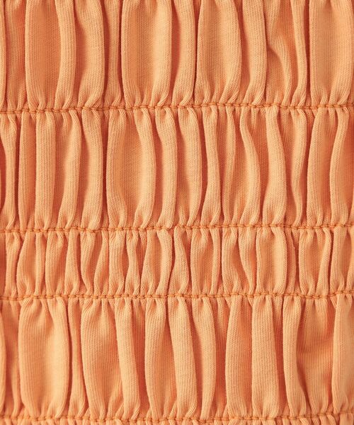 OPAQUE.CLIP / オペーク ドット クリップ カットソー | シャーリングショートTシャツ【洗濯機洗い可】 | 詳細12