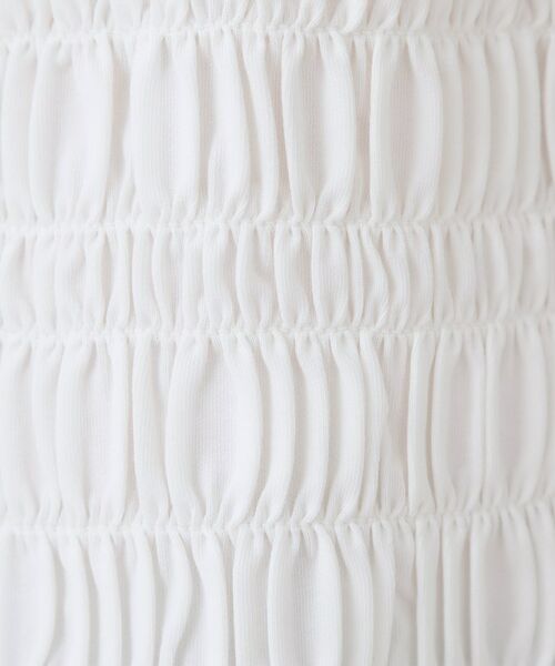 OPAQUE.CLIP / オペーク ドット クリップ カットソー | シャーリングショートTシャツ【洗濯機洗い可】 | 詳細4