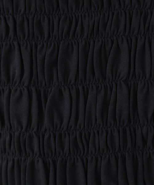 OPAQUE.CLIP / オペーク ドット クリップ カットソー | シャーリングショートTシャツ【洗濯機洗い可】 | 詳細8