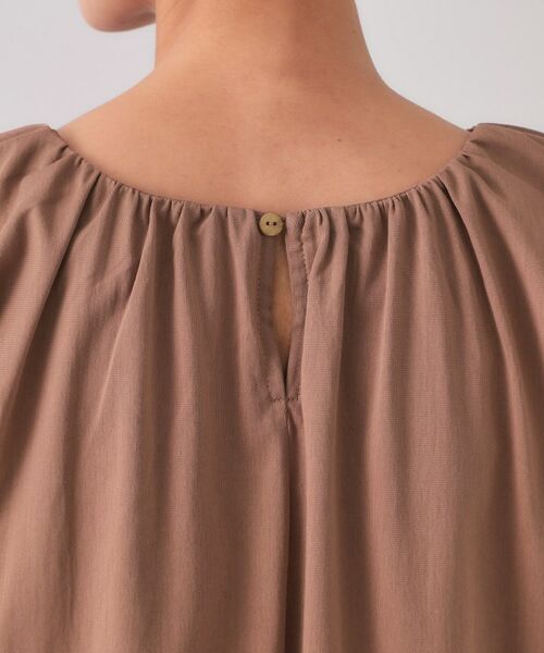 OPAQUE.CLIP / オペーク ドット クリップ カットソー | サイドリボンチュニックトップス【洗濯機洗い可】 | 詳細17