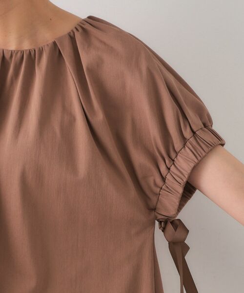 OPAQUE.CLIP / オペーク ドット クリップ カットソー | サイドリボンチュニックトップス【洗濯機洗い可】 | 詳細18