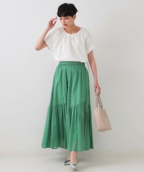 OPAQUE.CLIP / オペーク ドット クリップ カットソー | サイドリボンチュニックトップス【洗濯機洗い可】 | 詳細2