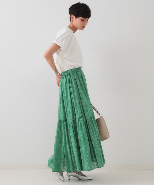 OPAQUE.CLIP / オペーク ドット クリップ カットソー | サイドリボンチュニックトップス【洗濯機洗い可】 | 詳細3