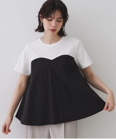 OPAQUE.CLIP / オペーク ドット クリップ カットソー | ビスチェドッキングカットソー【洗濯機洗い可】