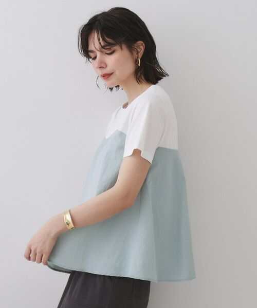 OPAQUE.CLIP / オペーク ドット クリップ カットソー | ビスチェドッキングカットソー【洗濯機洗い可】 | 詳細14