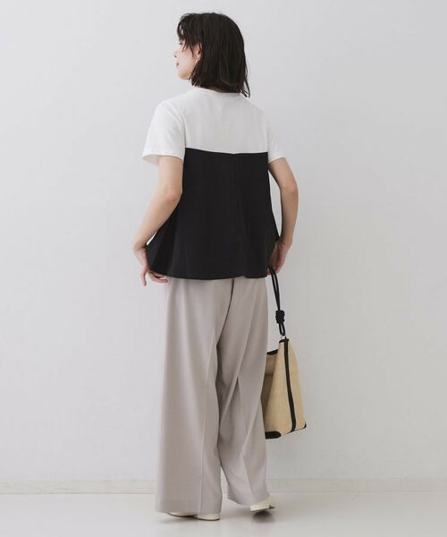 OPAQUE.CLIP / オペーク ドット クリップ カットソー | ビスチェドッキングカットソー【洗濯機洗い可】 | 詳細3