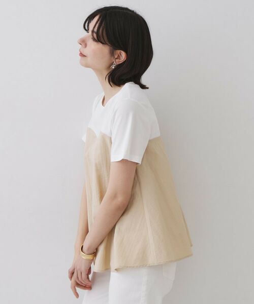 OPAQUE.CLIP / オペーク ドット クリップ カットソー | ビスチェドッキングカットソー【洗濯機洗い可】 | 詳細5