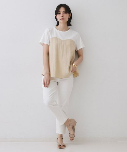 OPAQUE.CLIP / オペーク ドット クリップ カットソー | ビスチェドッキングカットソー【洗濯機洗い可】 | 詳細6