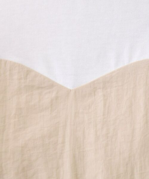 OPAQUE.CLIP / オペーク ドット クリップ カットソー | ビスチェドッキングカットソー【洗濯機洗い可】 | 詳細8