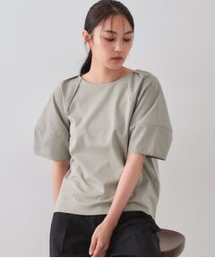 OPAQUE.CLIP / オペーク ドット クリップ カットソー | 《S-LLサイズ》ランタンスリーブトップス【UV/接触冷感/洗濯機洗い可】