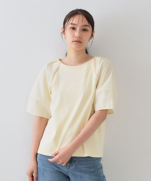 OPAQUE.CLIP / オペーク ドット クリップ カットソー | 《S-LLサイズ》ランタンスリーブトップス【UV/接触冷感/洗濯機洗い可】 | 詳細16