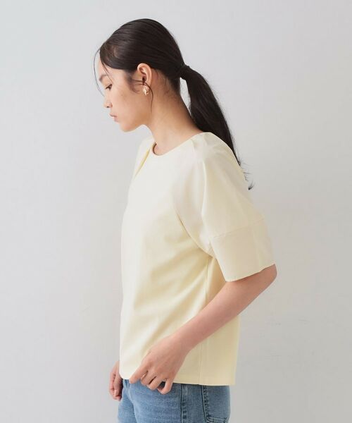 OPAQUE.CLIP / オペーク ドット クリップ カットソー | 《S-LLサイズ》ランタンスリーブトップス【UV/接触冷感/洗濯機洗い可】 | 詳細17