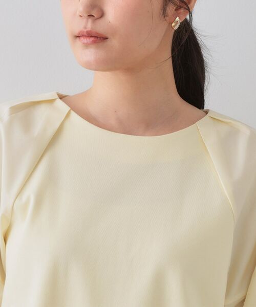 OPAQUE.CLIP / オペーク ドット クリップ カットソー | 《S-LLサイズ》ランタンスリーブトップス【UV/接触冷感/洗濯機洗い可】 | 詳細19