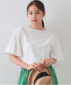 OPAQUE.CLIP / オペーク ドット クリップ カットソー | 《S-LLサイズ》フレアスリーブカッソー【UV/接触冷感/洗濯機洗い可】