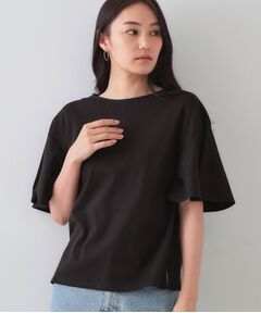 OPAQUE.CLIP / オペーク ドット クリップ カットソー | 《S-LLサイズ》フレアスリーブカッソー【UV/接触冷感/洗濯機洗い可】