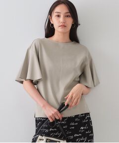 OPAQUE.CLIP / オペーク ドット クリップ カットソー | 《S-LLサイズ》フレアスリーブカッソー【UV/接触冷感/洗濯機洗い可】
