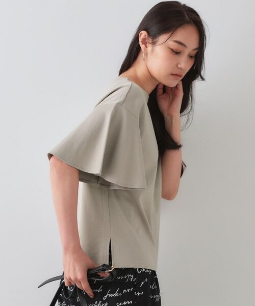 OPAQUE.CLIP / オペーク ドット クリップ カットソー | 《S-LLサイズ》フレアスリーブカッソー【UV/接触冷感/洗濯機洗い可】 | 詳細13