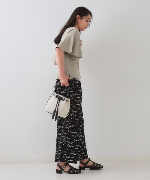 OPAQUE.CLIP / オペーク ドット クリップ カットソー | 《S-LLサイズ》フレアスリーブカッソー【UV/接触冷感/洗濯機洗い可】 | 詳細15