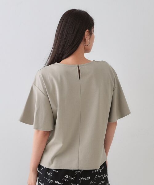 OPAQUE.CLIP / オペーク ドット クリップ カットソー | 《S-LLサイズ》フレアスリーブカッソー【UV/接触冷感/洗濯機洗い可】 | 詳細19