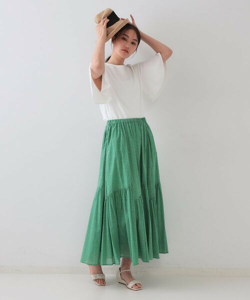 OPAQUE.CLIP / オペーク ドット クリップ カットソー | 《S-LLサイズ》フレアスリーブカッソー【UV/接触冷感/洗濯機洗い可】 | 詳細2