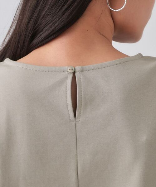 OPAQUE.CLIP / オペーク ドット クリップ カットソー | 《S-LLサイズ》フレアスリーブカッソー【UV/接触冷感/洗濯機洗い可】 | 詳細21