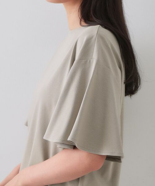 OPAQUE.CLIP / オペーク ドット クリップ カットソー | 《S-LLサイズ》フレアスリーブカッソー【UV/接触冷感/洗濯機洗い可】 | 詳細22