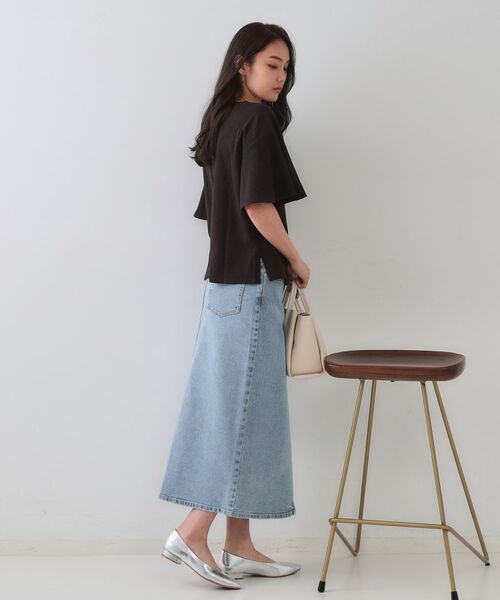 OPAQUE.CLIP / オペーク ドット クリップ カットソー | 《S-LLサイズ》フレアスリーブカッソー【UV/接触冷感/洗濯機洗い可】 | 詳細6